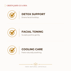 Green Jade Gua Sha benefits for wealth attraction and prosperity intention, explained in an Evashu natural-crystal guide