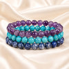 Fame & Success Bracelet Combo displayed fully on white silk cloth to show its natural colour, shape and finish