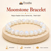 Authentic natural Moonstone Bracelet for New Beginnings and Calm Emotions, shown as the main Evashu product view
