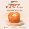 Authentic natural Himalayan Rock Salt Lamp for Calming Ambience and Positive Room Energy, shown as the main Evashu product view