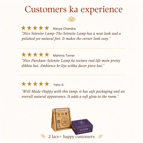 Evashu customer reviews and verified buyer feedback for Selenite Lamp