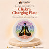 Authentic natural Selenite Chakra Charging Plate for Chakra Charging and Energy Balance, shown as the main Evashu product view