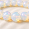 Close-up of authentic natural Opal showing crystal texture, colour and craftsmanship