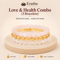 Certified Natural Love & Harmony Bracelet Combo - Love & Emotional Balance