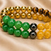 Money Magnet Bracelet Pack in secure Evashu packaging with authenticity and crystal-care information