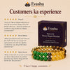 Money Magnet Bracelet Pack displayed fully on white silk cloth to show its natural colour, shape and finish