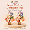 Authentic natural Seven Chakra Crystal Tree Pack for Dual Space Balance and Positive Energy, shown as the main Evashu product view