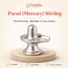 Authentic natural Parad Shivling Idol for Devotion Focus and Prosperity Blessings, shown as the main Evashu product view