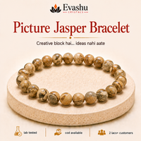Certified Natural Picture Jasper Bracelet - Creativity & Grounded Imagination