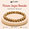 Authentic natural Picture Jasper Bracelet for Creativity and Grounded Imagination, shown as the main Evashu product view