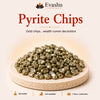 Authentic natural Pyrite Chips for Wealth Energy and Confidence, shown as the main Evashu product view