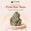 Authentic natural Pyrite Raw Stone for Wealth Energy and Confidence, shown as the main Evashu product view