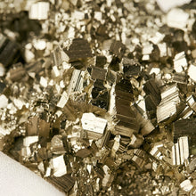 Load image into Gallery viewer, Additional Raw Pyrite Stone with Free Selenite Charging Plate | Wealth Attraction &amp; benefit detail for wealth attraction and prosperity intention
