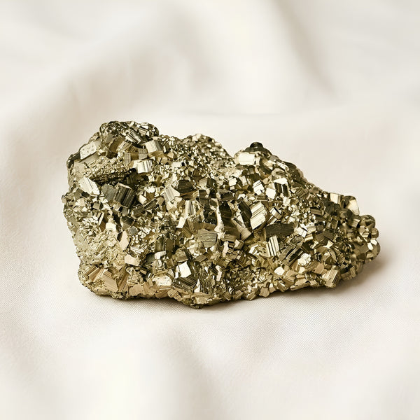 Evashu customer reviews and verified buyer feedback for Raw Pyrite Stone with Free Selenite Charging Plate | Wealth Attraction &