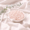 Rose Quartz Chips Stone in secure Evashu packaging with authenticity and crystal-care information