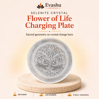 Certified Natural Selenite Charging Plate - Crystal Charging & Energy Cleansing