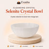 Authentic natural Selenite Bowl for Crystal Storage and Energy Cleansing, shown as the main Evashu product view