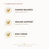 7 Chakra Pencil Pendant benefits for focus and mental clarity, explained in an Evashu natural-crystal guide