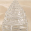 Close-up of authentic natural Clear Quartz and Sphatik showing crystal texture, colour and craftsmanship – sphatik shree yantra for wealth abundance growth and