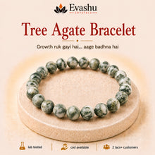 Load image into Gallery viewer, Authentic natural Agate Bracelet for Growth and Grounding, shown as the main Evashu product view
