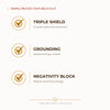Triple Protection Bracelet benefits for nazar protection and negative-energy shielding, explained in an Evashu natural-crystal guide