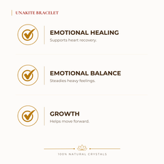 Unakite Bracelet benefits for focus and mental clarity, explained in an Evashu natural-crystal guide