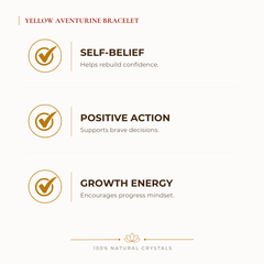 Yellow Aventurine Bracelet benefits for wealth attraction and prosperity intention, explained in an Evashu natural-crystal guide