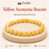 Authentic natural Yellow Aventurine Bracelet for Self-Belief and Positive Action, shown as the main Evashu product view