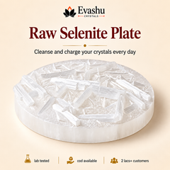 Raw Selenite Plate For Crystals Recharge and Cleansing