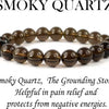 Grounding & Protection - Smoky Quartz Bracelet for calm, clear everyday wear