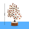 Natural & Original Gomti Chakra Crystal Tree – Wealth, Abundance & Prosperity | Showpiece for Home & Office - Close Up Detail Texture | Natural Seven Chakra, Rudraksha Crystal Crystal Tree for Evil Eye Protection & Negative Energy Shield