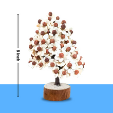 Load image into Gallery viewer, Natural &amp; Original Gomti Chakra Crystal Tree – Wealth, Abundance &amp; Prosperity | Showpiece for Home &amp; Office - Close Up Detail Texture | Natural Seven Chakra, Rudraksha Crystal Crystal Tree for Evil Eye Protection &amp; Negative Energy Shield
