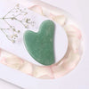 Green Aventurine Gua Sha – Symbol of Opportunity, Prosperity, and Growth – Perfect for Skincare - Side View | Natural Green Aventurine, Seven Chakra Crystal Raw Crystal for Wealth & Abundance