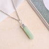 Green Aventurine Pendant – Healing Pencil Necklace for Prosperity, Luck & Positive Energy - Lifestyle View | Natural Green Aventurine, Seven Chakra Crystal Pendant for Wealth & Abundance