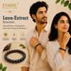 Lava Extract Bracelet – Natural Beaded Bracelet for Focus, Grounding & Everyday Wear | Unisex Crystal Jewellery - On Hand View | Natural Seven Chakra Crystal Bracelet for Evil Eye Protection & Negative Energy Shield