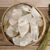 Natural raw stones Clear Quartz cluster symbolizing energy, focus, and amplify