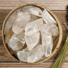 Load image into Gallery viewer, Natural raw stones Clear Quartz cluster symbolizing energy, focus, and amplify
