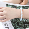 Positivity & Balance - Opal Bracelet for luminous everyday wear and inner harmony - Scale Reference | Natural Crystal Bracelet for Evil Eye Protection & Negative Energy Shield