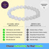 Positivity & Balance - Opal Bracelet for luminous everyday wear and inner harmony - Side View | Natural Crystal Bracelet for Evil Eye Protection & Negative Energy Shield