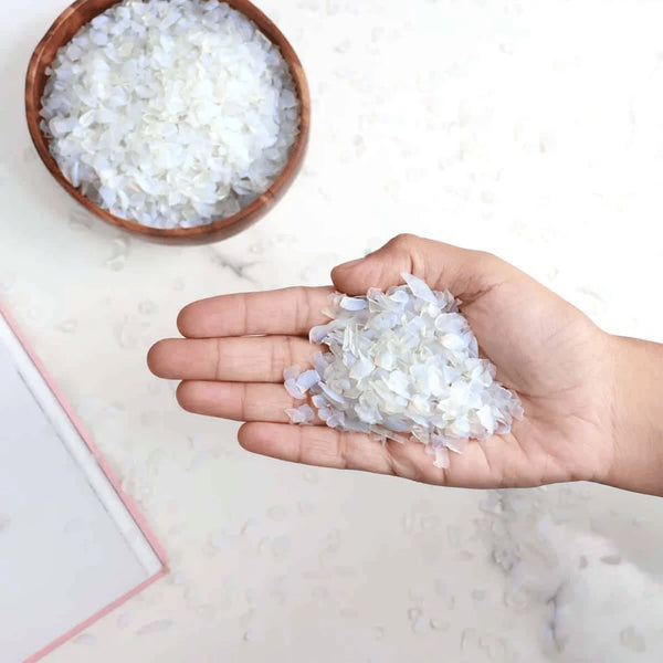 Opalite Chips Stone – Symbol of Clarity, Transition, and Inner Peace – Perfect for Decoration - Scale Reference | Raw Seven Chakra Crystal for Love & Relationship Harmony