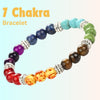 Studies & Career Growth Crystal Bracelet Combo – Citrine Rudraksha, Seven Chakra & Lava (Pack of 3) - Side View | Natural Citrine, Seven Chakra, Rudraksha Crystal Bracelet for Success, Confidence & Career Growth