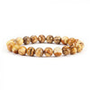 Picture Jasper Bracelet – Healing Crystal Jewellery for Creativity, Grounding & Inner Strength - Lifestyle View | Natural Red Jasper Crystal Bracelet for Calmness & Stress Relief