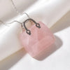 Rose Quartz Mini Handbag Pendant – Symbol of Love, Gentleness, and Comfort – Perfect for Daily Wear - Scale Reference | Natural Rose Quartz, Seven Chakra Crystal Ring for Love & Relationship Harmony