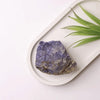 Natural Sodalite raw stone associated with logic, insight, and truth.