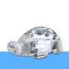 Original Certified AAA Grade Sphatik Tortoise Idol for Meditation and Pooja - Close Up Detail Texture | Natural Sphatik Crystal Crystal Product for Evil Eye Protection & Negative Energy Shield