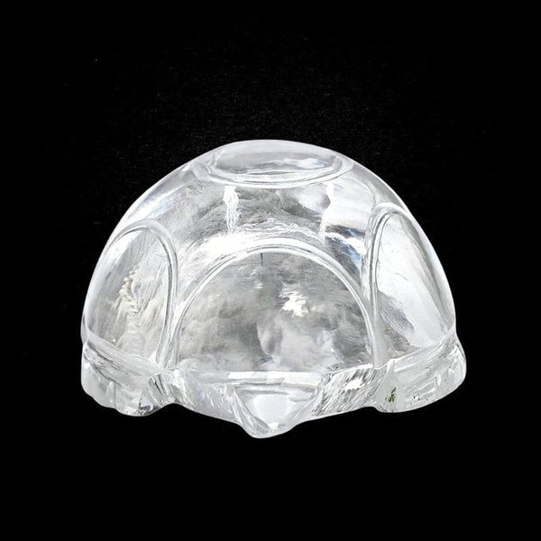 Original Certified AAA Grade Sphatik Tortoise Idol for Meditation and Pooja - Lifestyle View | Natural Sphatik Crystal Crystal Product for Evil Eye Protection & Negative Energy Shield