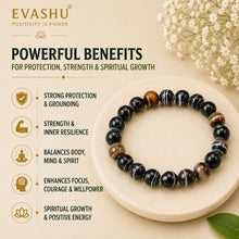 Load image into Gallery viewer, Sulemani Hakik Bracelet – Natural Stone Bracelet for Everyday Wear &amp; Timeless Style | Unisex Crystal Jewellery - Close Up Detail Texture | Natural Crystal Bracelet for Evil Eye Protection &amp; Negative Energy Shield
