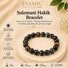 Sulemani Hakik Bracelet – Natural Stone Bracelet for Everyday Wear & Timeless Style | Unisex Crystal Jewellery - Front View | Natural Crystal Bracelet for Evil Eye Protection & Negative Energy Shield