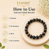 Sulemani Hakik Bracelet – Natural Stone Bracelet for Everyday Wear & Timeless Style | Unisex Crystal Jewellery - Side View | Natural Crystal Bracelet for Evil Eye Protection & Negative Energy Shield