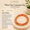 Sunstone Bracelet – Natural Stone Bracelet for Confidence, Vitality & Everyday Wear | Unisex Crystal Jewellery - Scale Reference | Natural Seven Chakra Crystal Bracelet for Success, Confidence & Career Growth